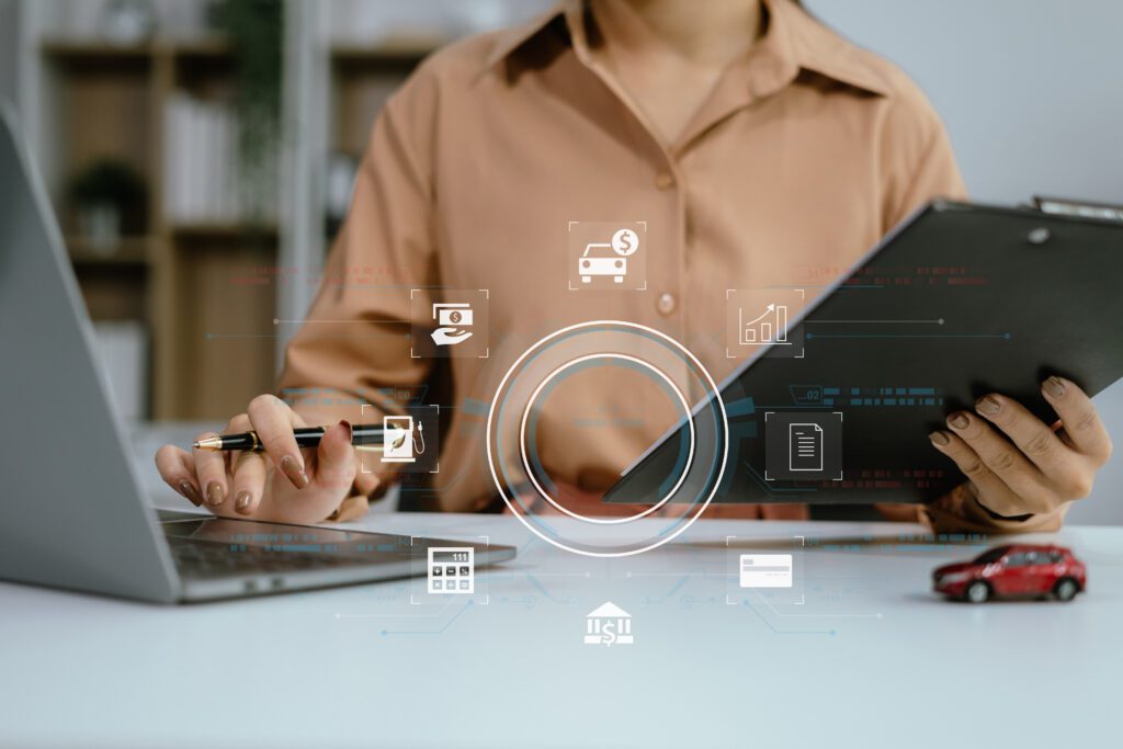 male are using mobile phone wifi connection laptop desk